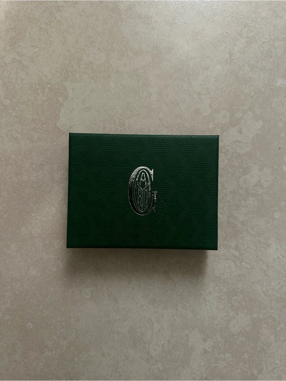 Goyardine Saint Sulpice Card Holder in White